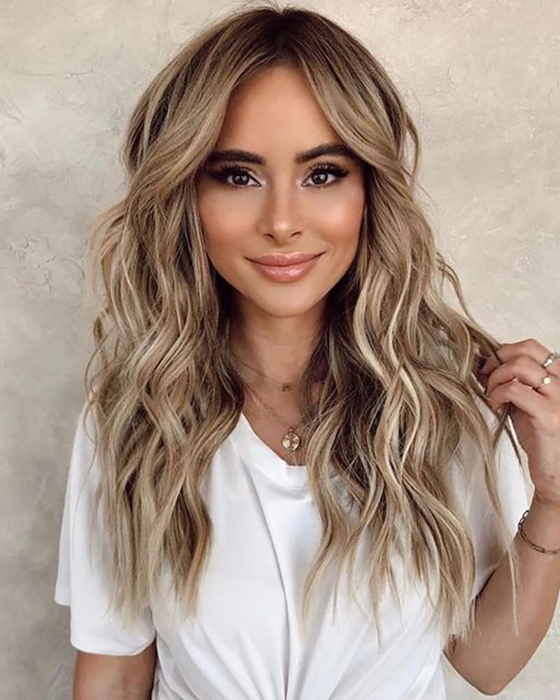 

Natural Ombre Short Curly Wig, Style1