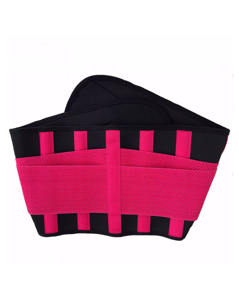 

Waist Trainer Thermo Sweat Belt Tummy Body Shaper, Hot pink