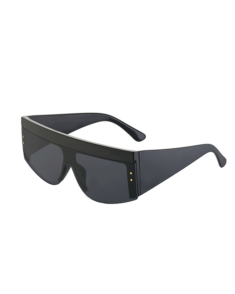

1Pair Flat Top Tinted Fashion Sunglasses, Black