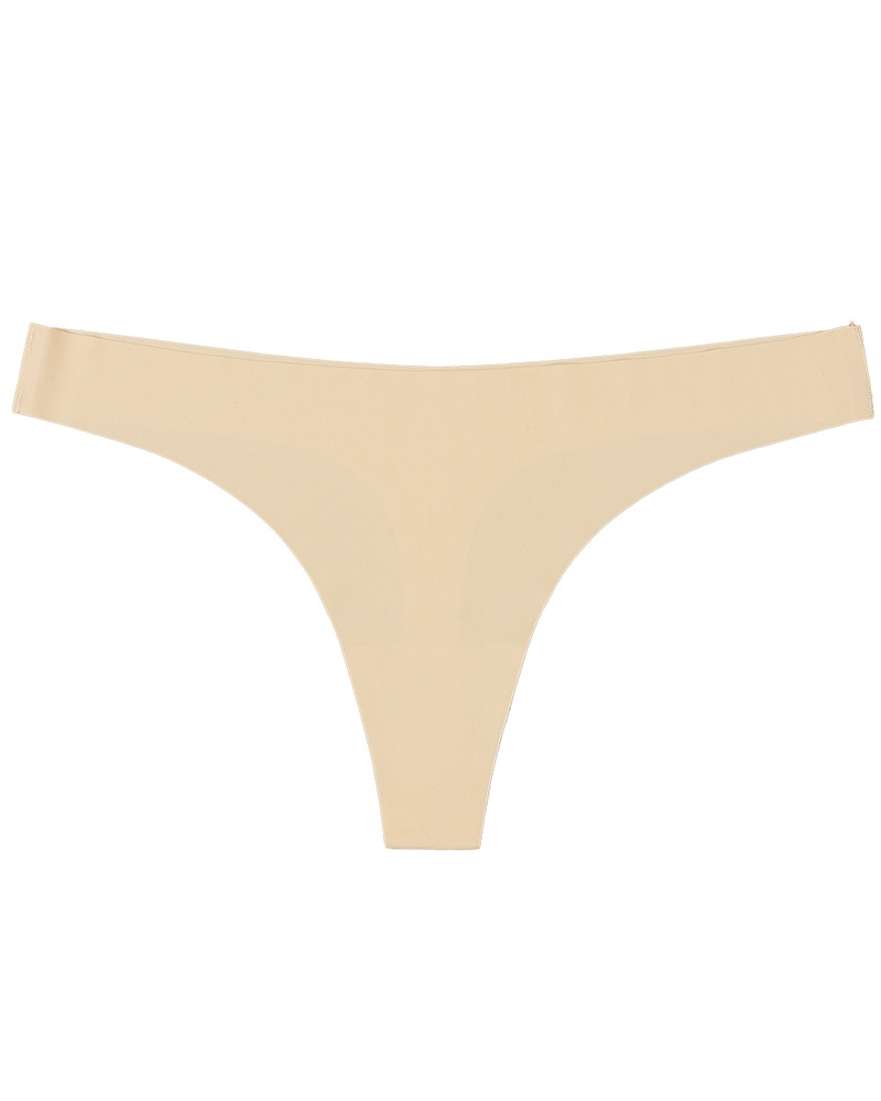 

Low Waist Seamless Thong Panty, Nude