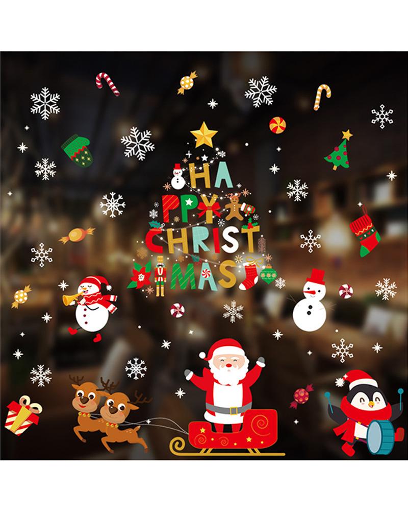 

1Sheet Christmas Window Sticker, Style5