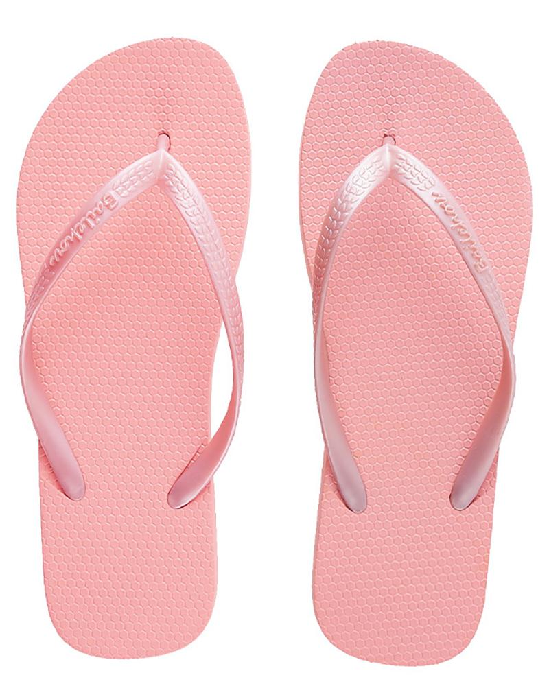 

Non Slip Toe Post Flip Flops, Pink