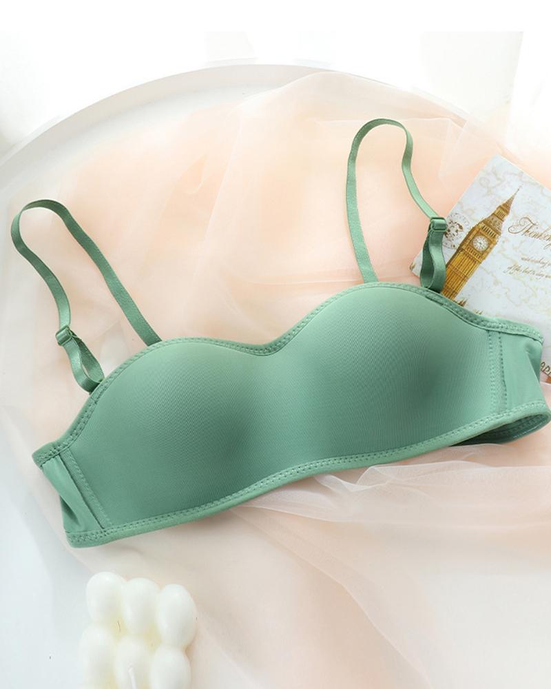

Stay Put Seamless Wireless Lifting Bra, Green