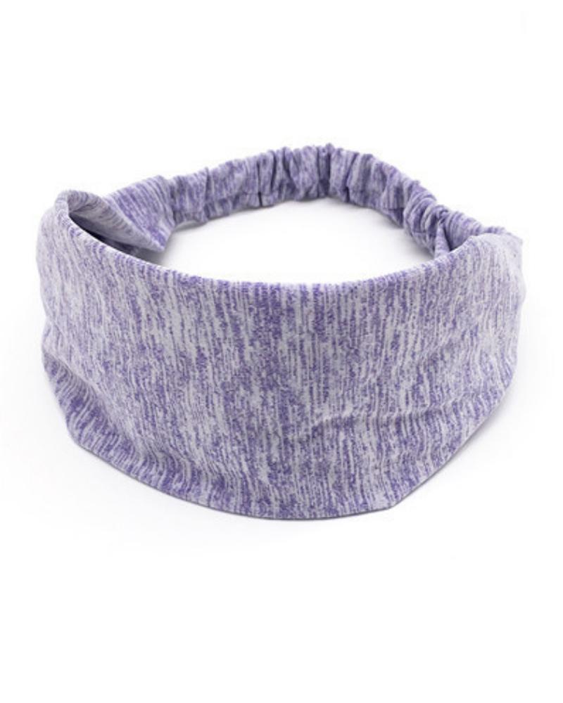 

1pc Sweat-Absorbent Quick Dry Sports Headband, Purple