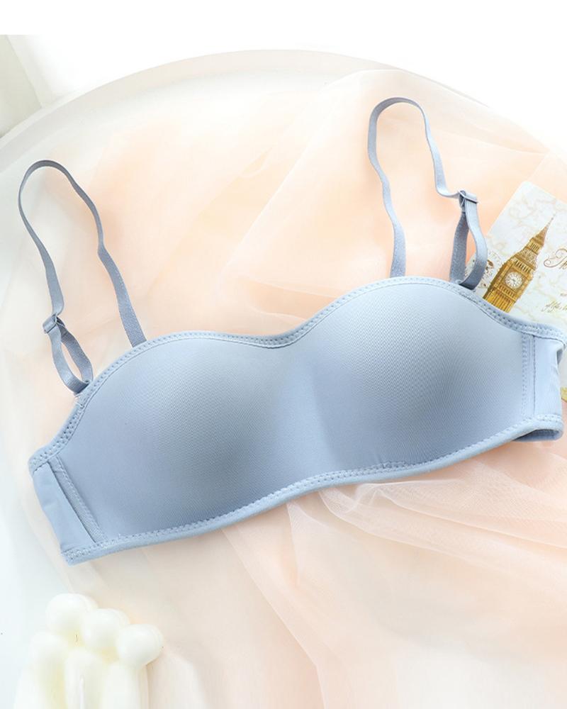 

Stay Put Seamless Wireless Lifting Bra, Blue