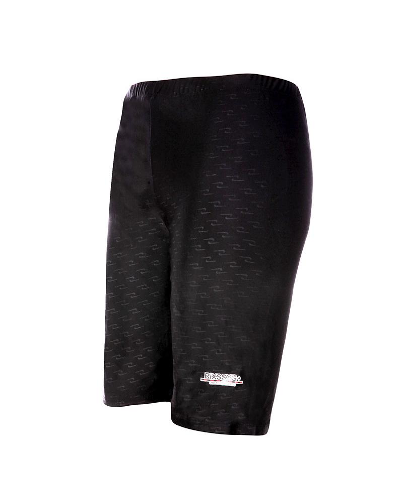 

Logo Patch Loose Beach Shorts, Black