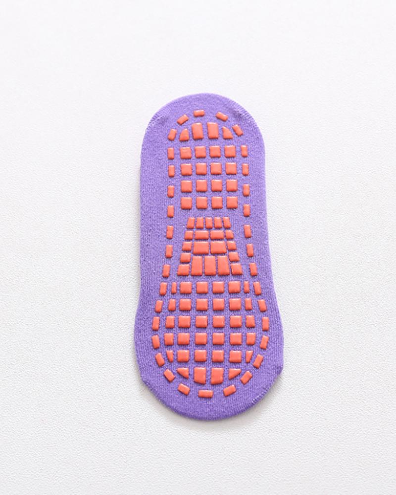 

1Pair Floor Socks Silicone Non Slip Socks, Purple