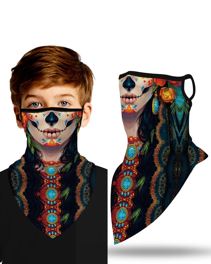 

Print Breathable Ear Loop Face Cover Windproof Outdoors, Nude