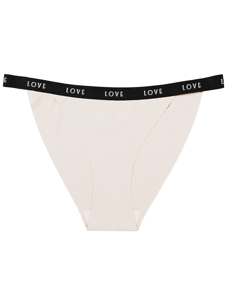 

Love Tape Patch Seamless Breathable Panty, White