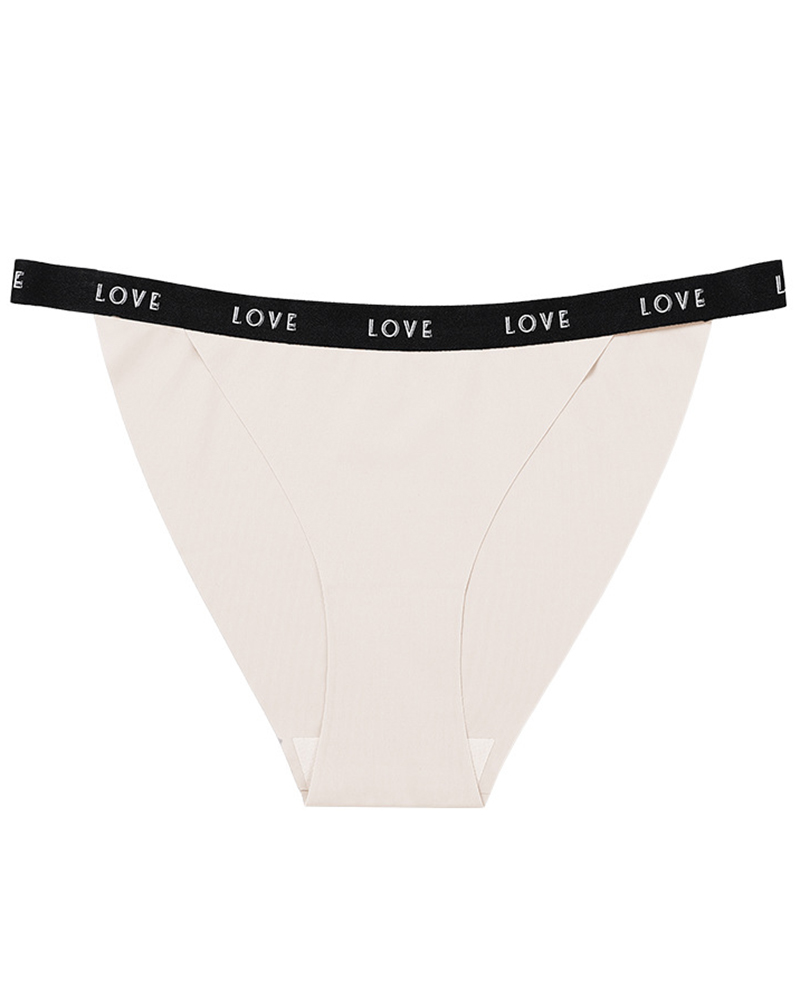 

Love Tape Patch Seamless Breathable Panty, White