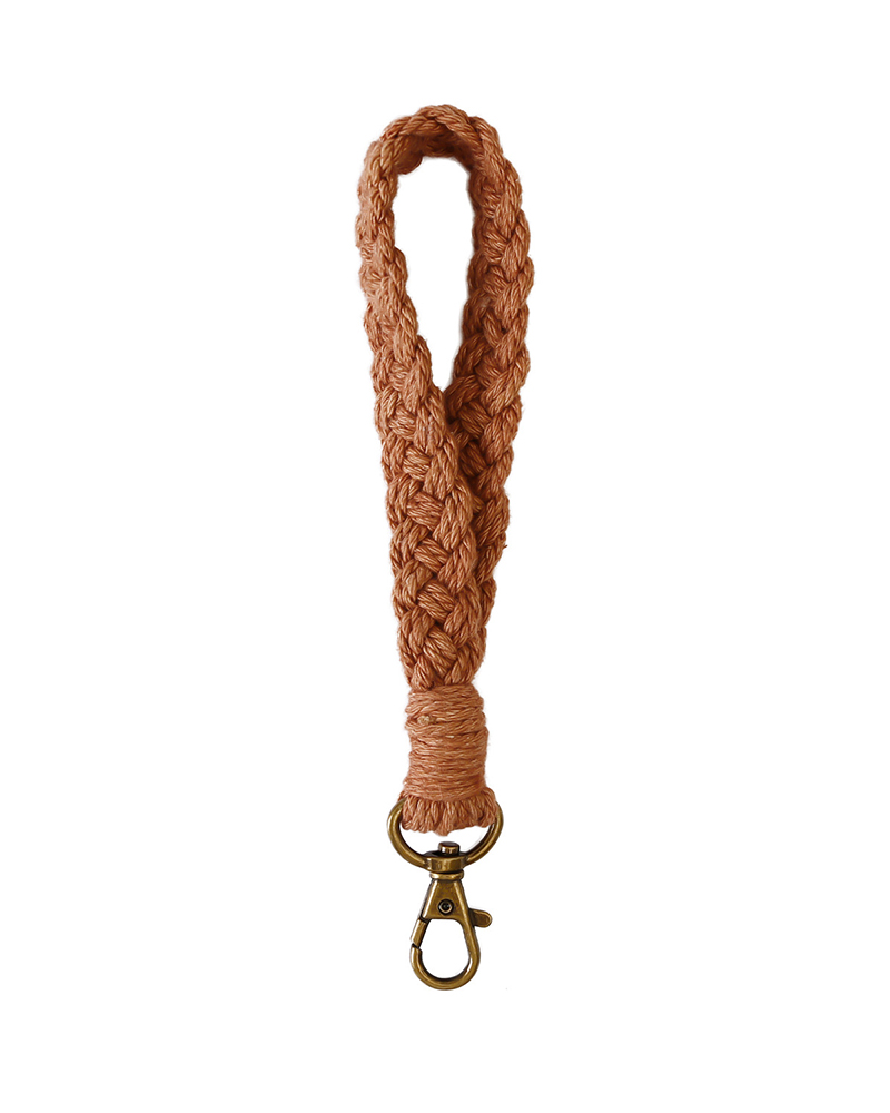 

Braided Bag Accessories King Ring, Coffee