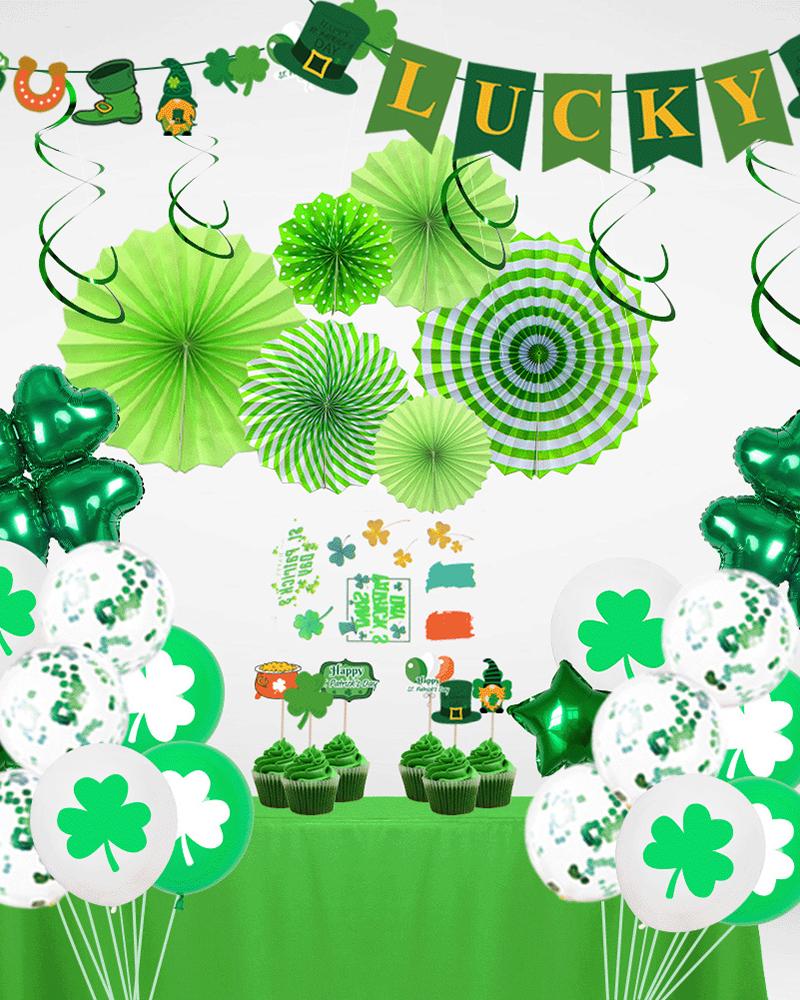 

St. Patrick’s Day Green Balloon Garland Latex Balloon Kit For Party Decoration