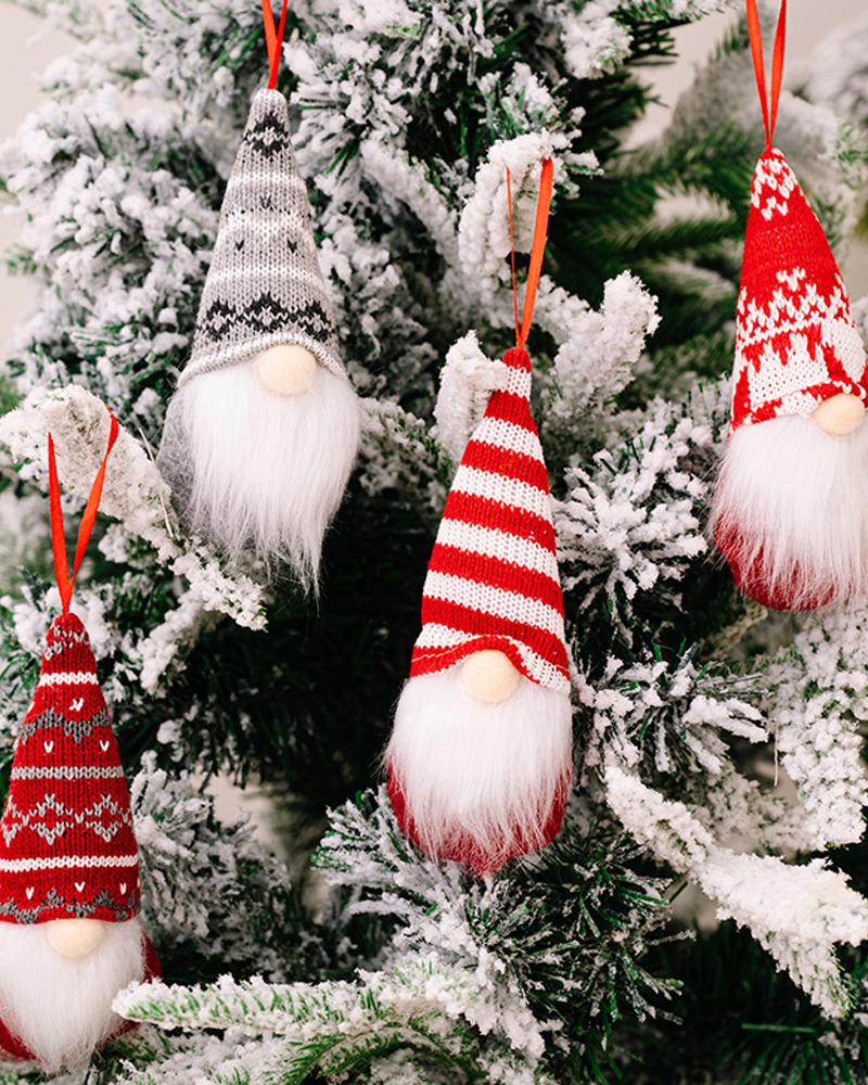 

1pc Christmas Gnome Doll Rudolph Faceless Doll Ornament Kids Toy Gift Party Props Christmas Tree Window Table Decoration, Style1