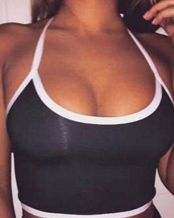 crop top tank top bra