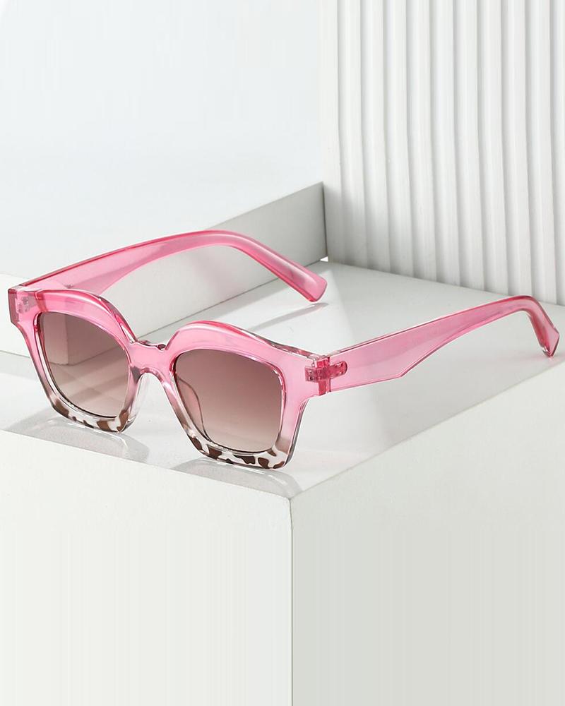 

1Pair Leopard Trendy Fashion Sunglasses, Style1