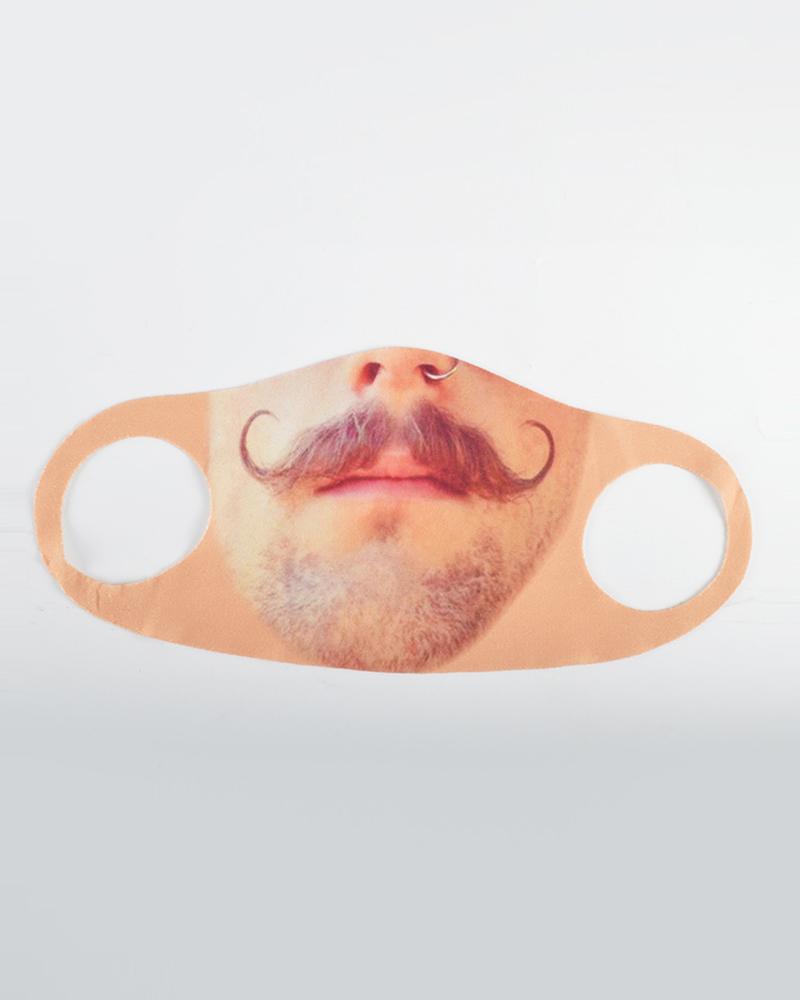 

Face Emoji Print Breathable Mouth Mask, Style2