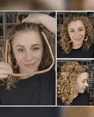 

1pc Invisible Curly Hair Square Headband, Yellow