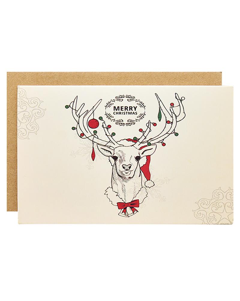 

Christmas Greeting Card With Envelope, Style4