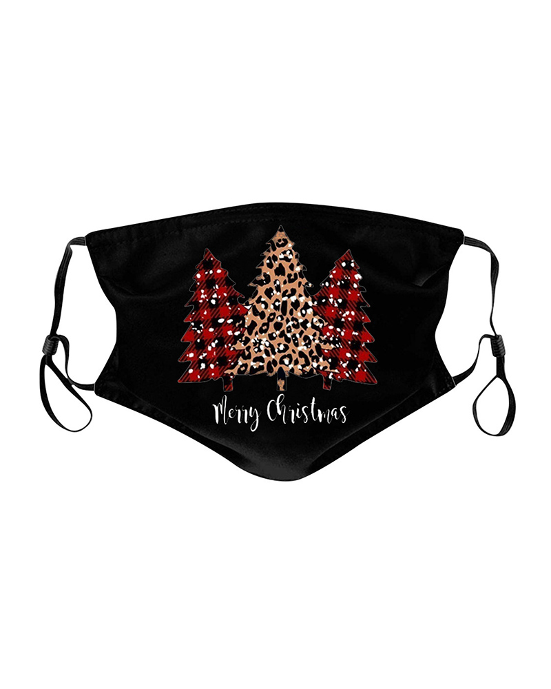 

Christmas Print Breathable Face Mask, Style4