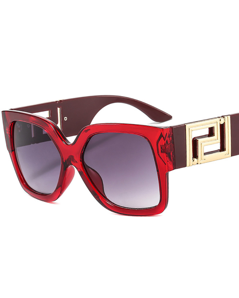 

1Pair Hollow Out Square Frame Sunglasses, Style6