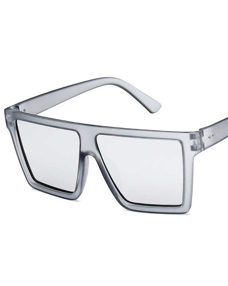 

1Pair Square Frame Retro Sunglasses, Style4