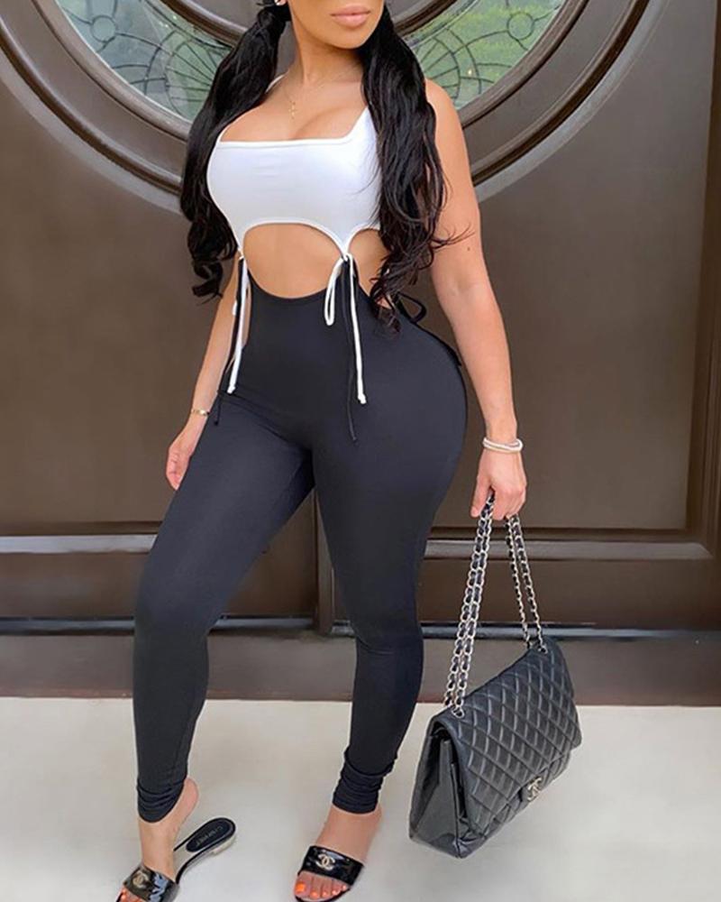 

Sports Colorblock Cut Out Sets, Black
