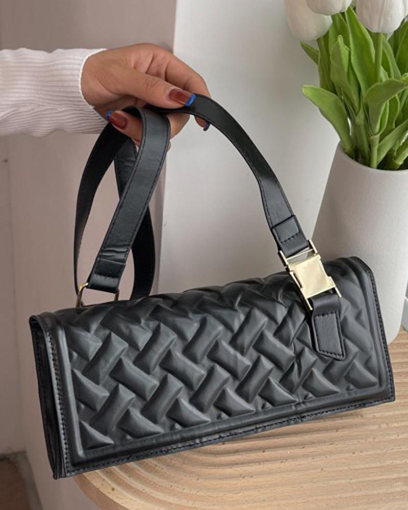 

Flap Magnet Trendy Crossbody Bag, Black
