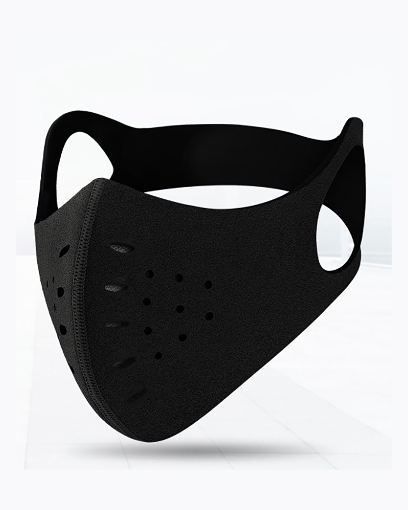 

Earloop Anti-Pollution Face Mask With 1 Activated Carbon Filter, Black