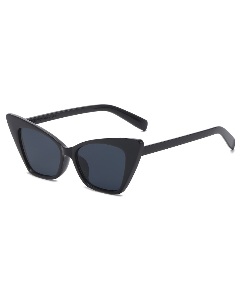 

1Pair Tinted Cat Eye Frame Fashion Sunglasses, Black