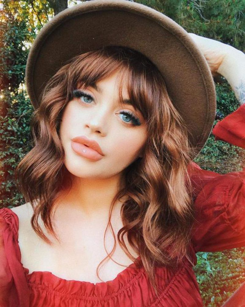 

Natural Short Curly Wig, Brown