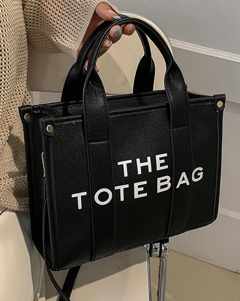 

Large Capacity Fashion Work Travel Tote Bag, Black