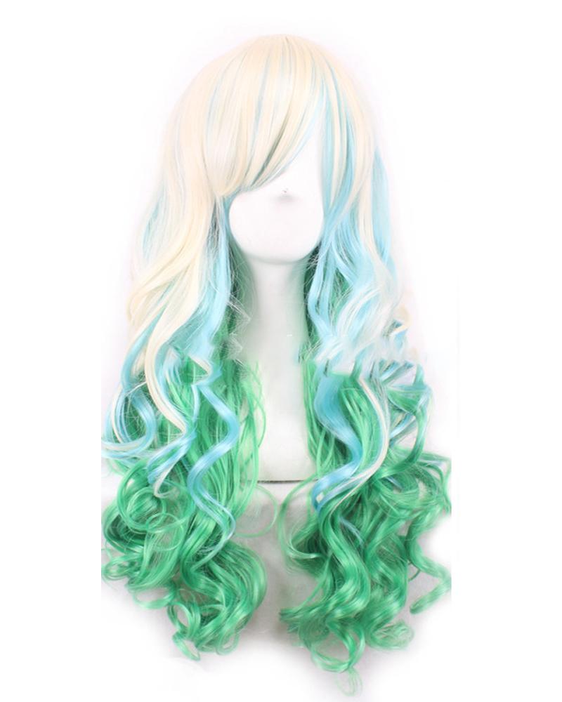 

Long Curly Hair Wig Natural Looking Cosplay Synthetic Wigs, Style4