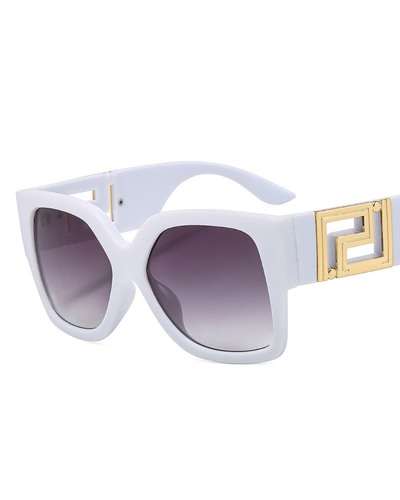 

1Pair Hollow Out Square Frame Sunglasses, Style7