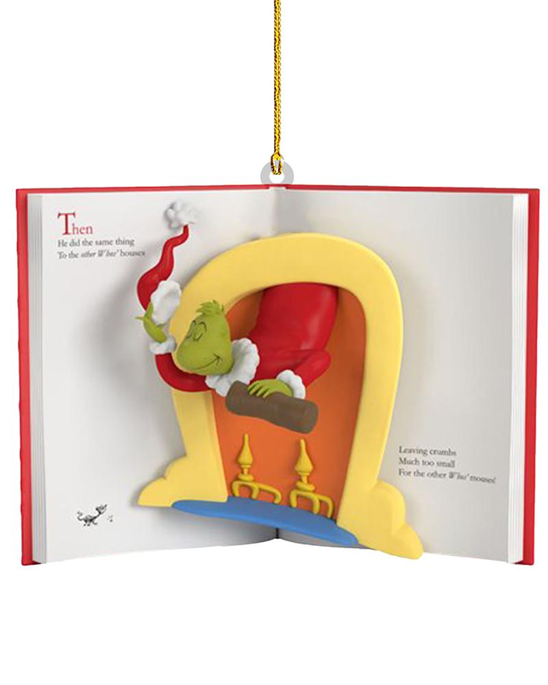 

1pc Christmas Tree Grinch Stole Ornament Christmas Hanging Decoration, Style5