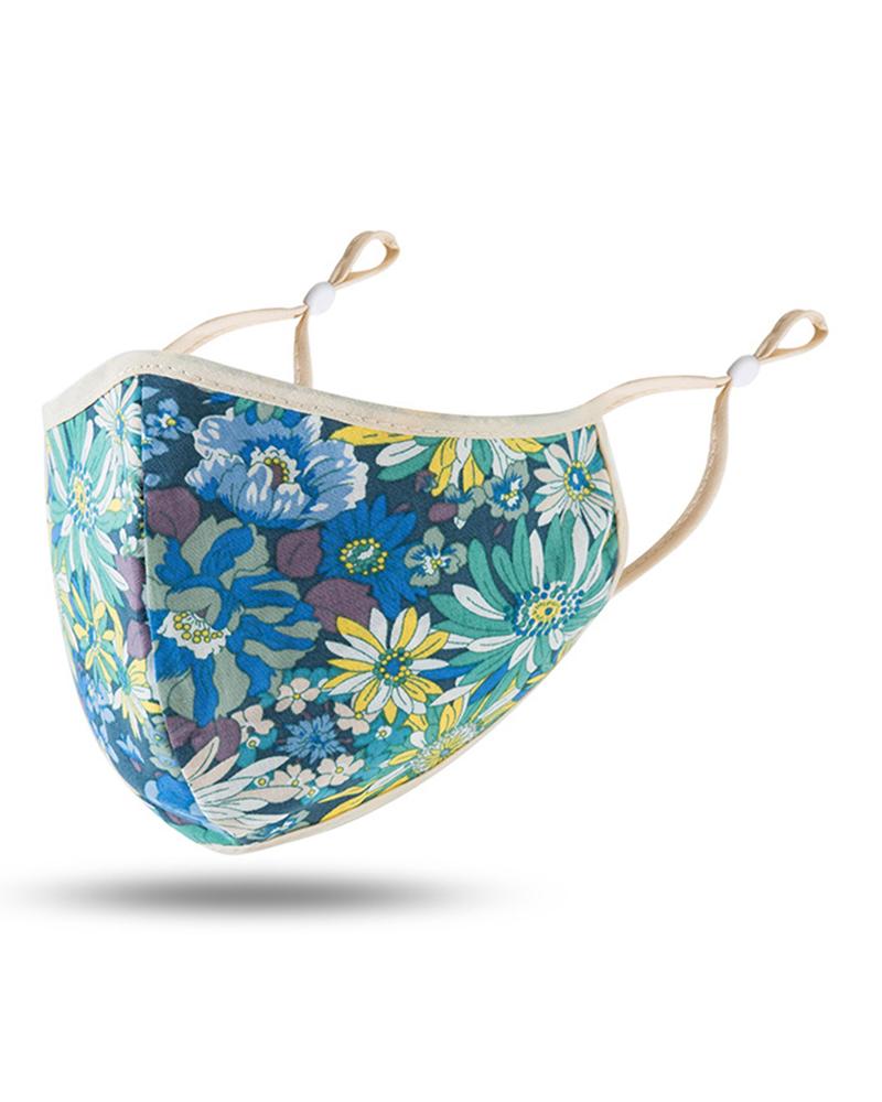

Ditsy Floral Print Breathable Face Mask, Style5