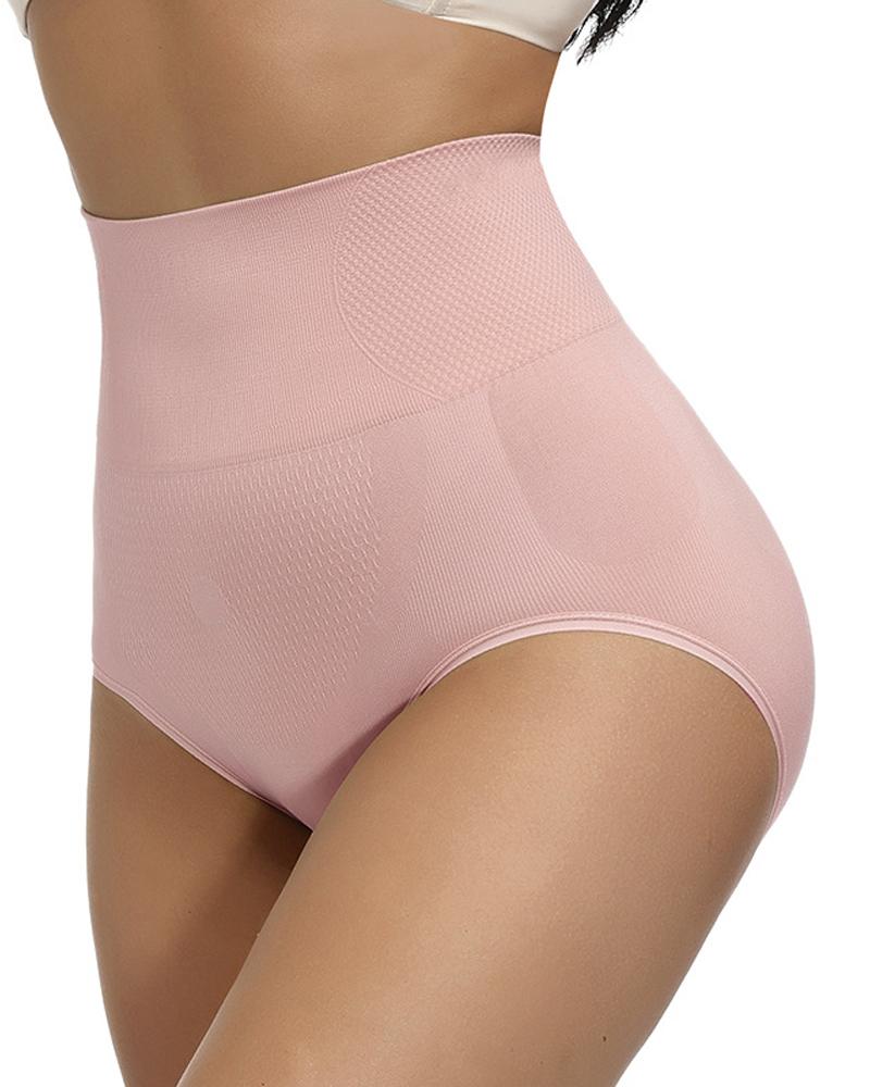

High Waist Tummy Control Panty, Pink