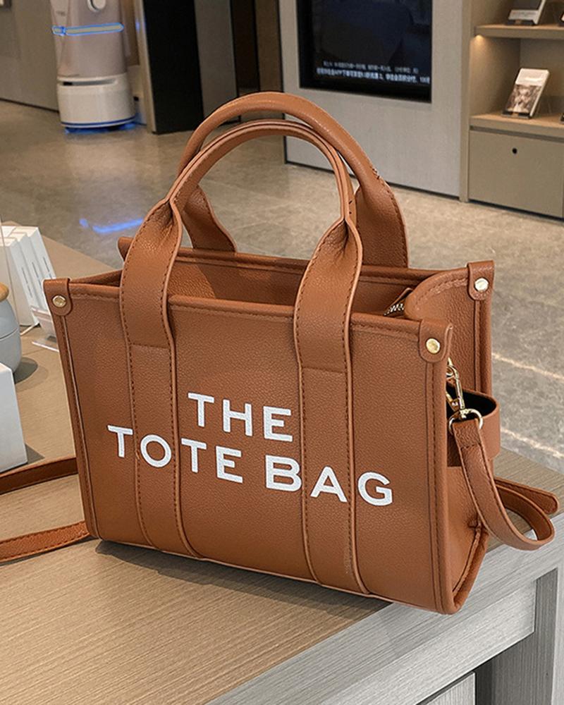 

Large Capacity Fashion Work Travel Tote Bag, Brown