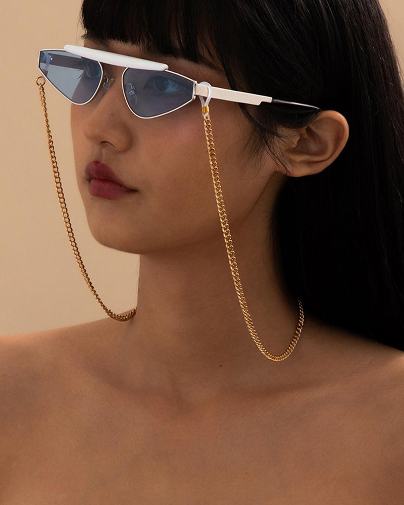 

Hip-hop Simple Glasses Chain, Gold