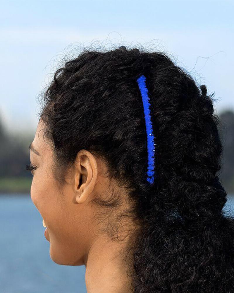 

Original Stretch Banana Hair Clip, Dark blue