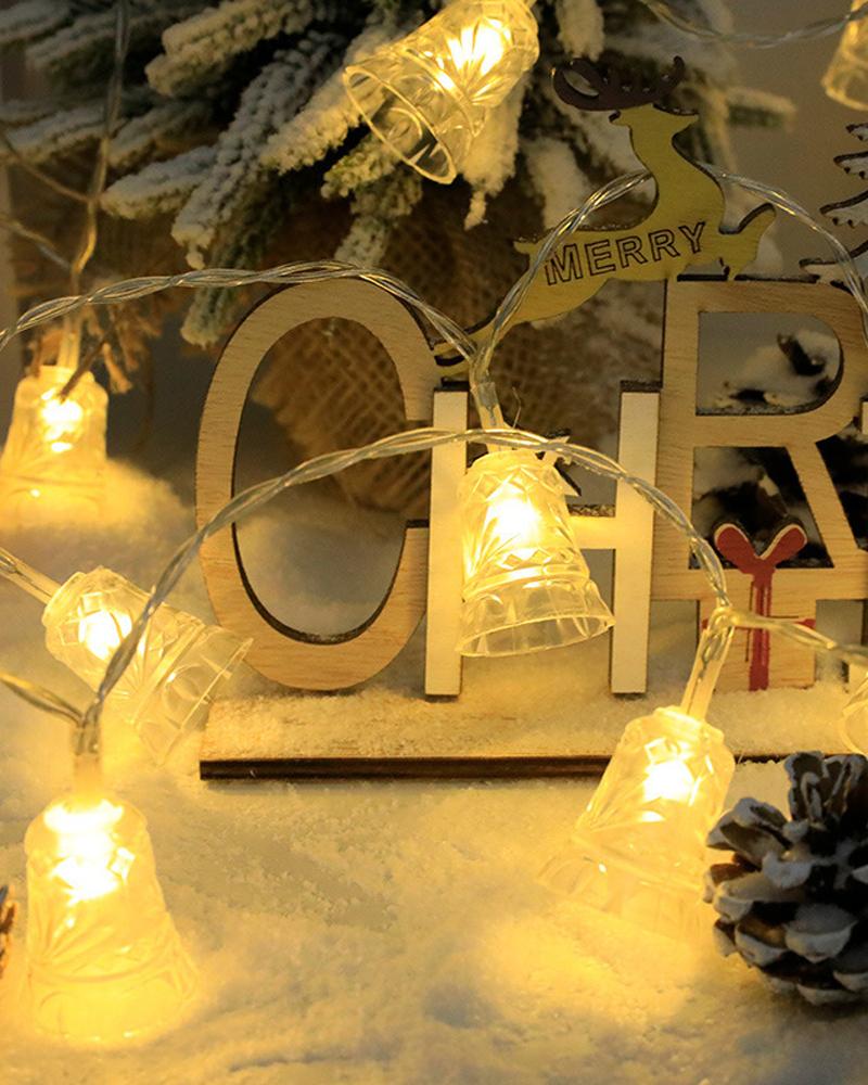 

1pc Christmas String Light Battery Operated LED String Light Holiday Garden Fireplace Christmas Tree New Year Decoration, Style2