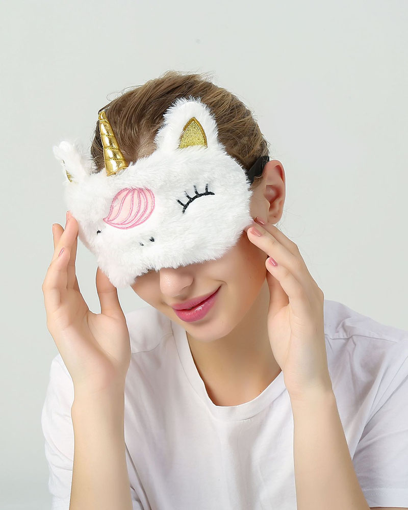 

Cute Unicorn / Animal Eye Mask Plush Sleeping Mask, Style1