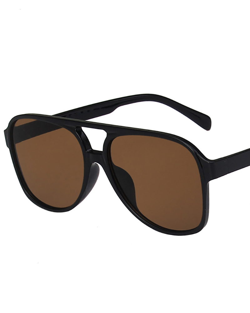 

1Pair Flat Top Tinted Sunglasses, Style3
