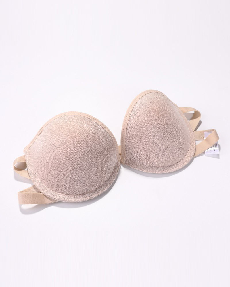 

Strapless Push Up Bralette Underwire Invisible Bra, Apricot