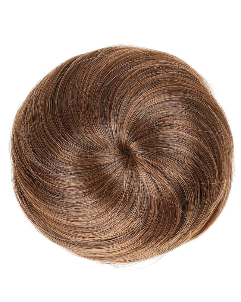 

Heat Resistant Synthetic Hairpiece Fluffy Hair Bun Extension Updo Chignon, Style2