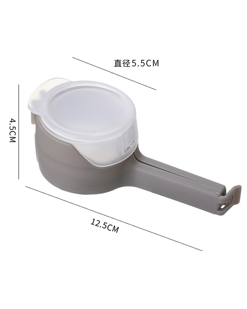 

Seal Pour Food Storage Bag Clip, Gray