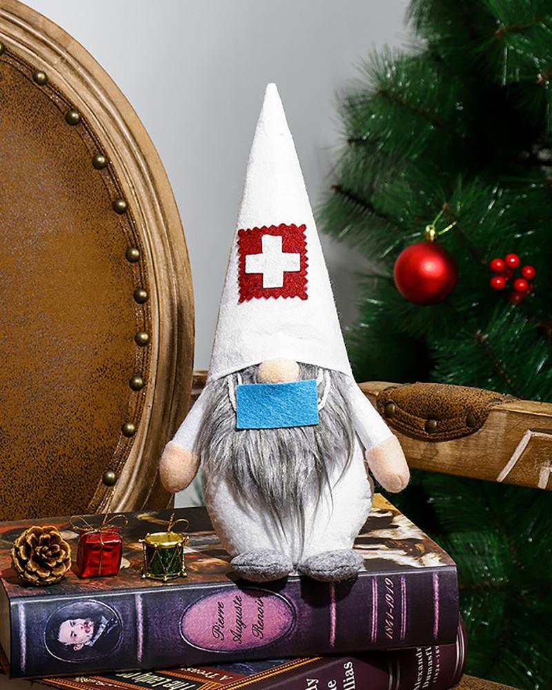 

Christmas Doctor Gnomes Plush Doll Ornaments For Christmas Tree Decorations, Style3