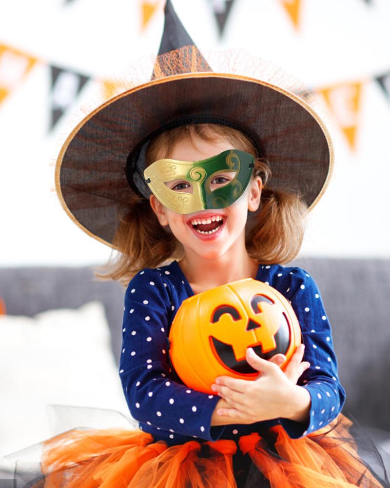 

Halloween Eye Mask Masquerade Ball Mask Halloween Fancy Party Accessories Decoration Ornaments, Green