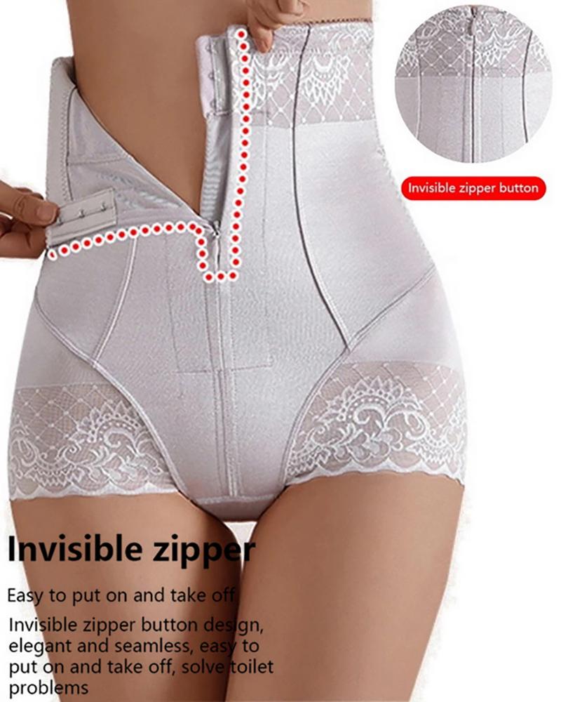 

High Waist Body Shaper Trainer Tummy Belly Control Slimming Panty, Purple