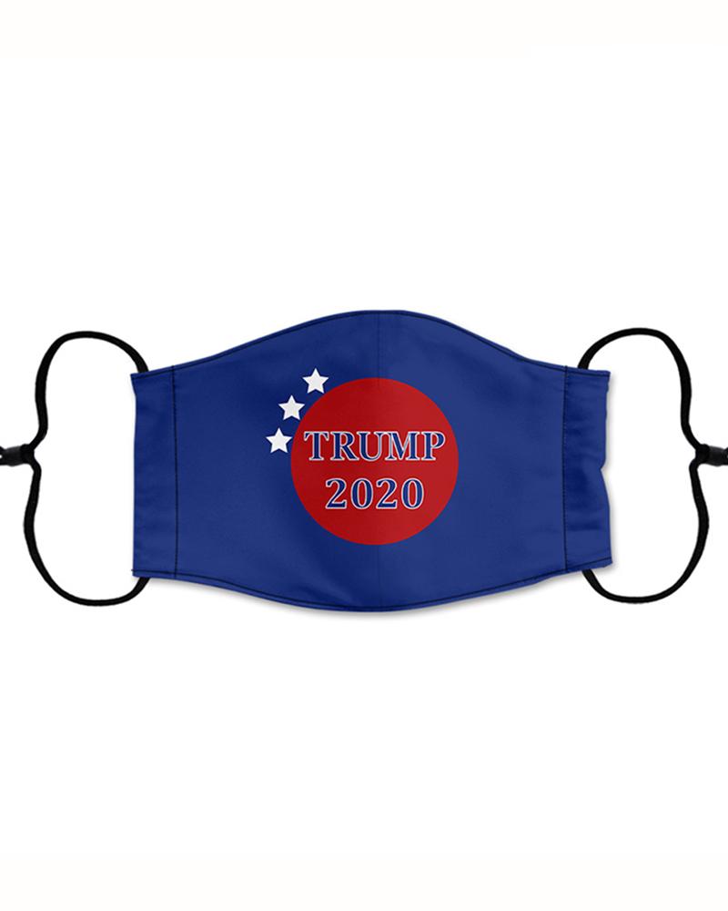 

Letter Figure Print Breathable Mouth Mask, Dark blue