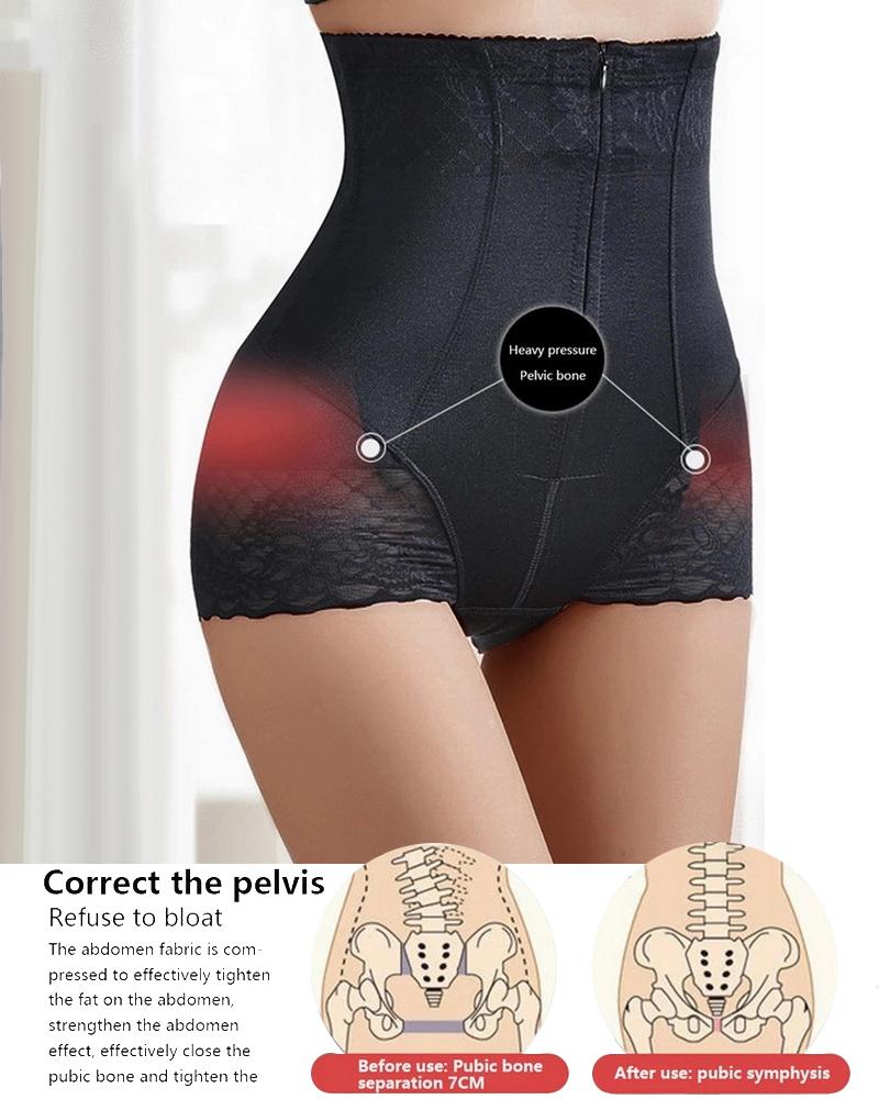 

High Waist Body Shaper Trainer Tummy Belly Control Slimming Panty, Black